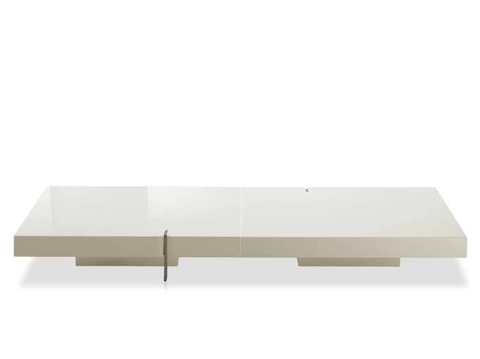 BUTTER - Square wooden coffee table _ Saba Italia